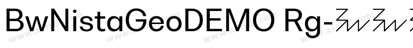 BwNistaGeoDEMO Rg字体转换